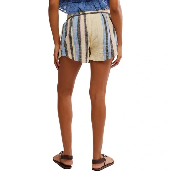 Free People Kalli Board Shorts in Sand Combo- NWT S - Picture 6 of 8